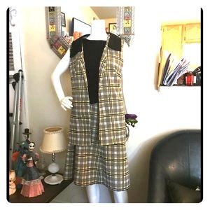 Vintage mod 60s 70s vest skirt